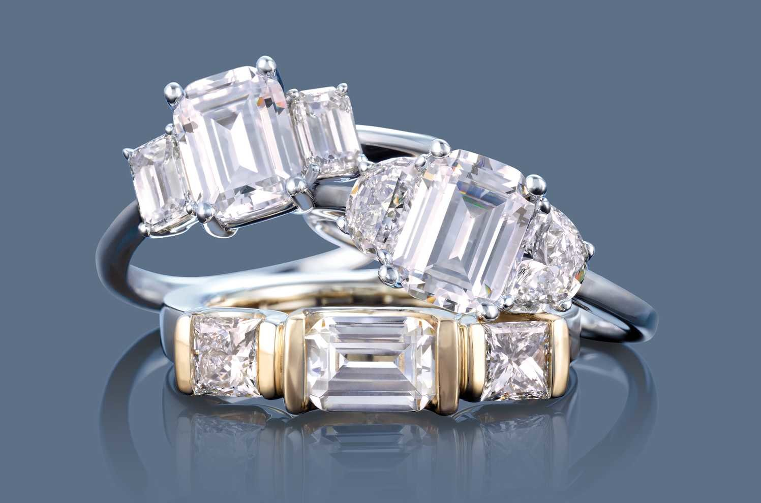 Diamond Baguette Engagement Ring