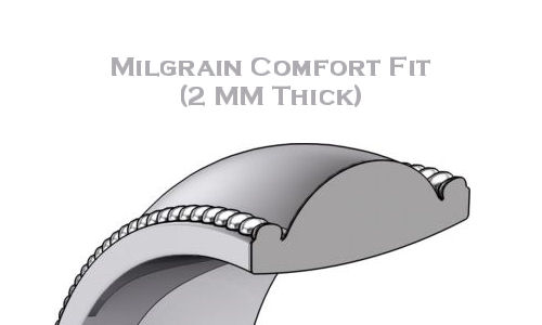 Milgrain Comfort Fit