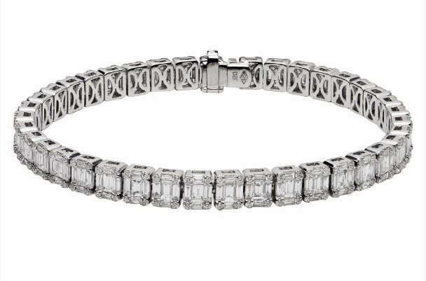Diamond Baguette Tennis Bracelet